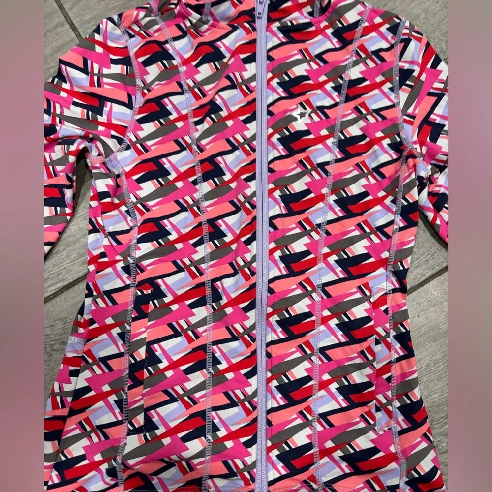 American Girl Feeling Fierce Print Jacket for Girls Size Medium